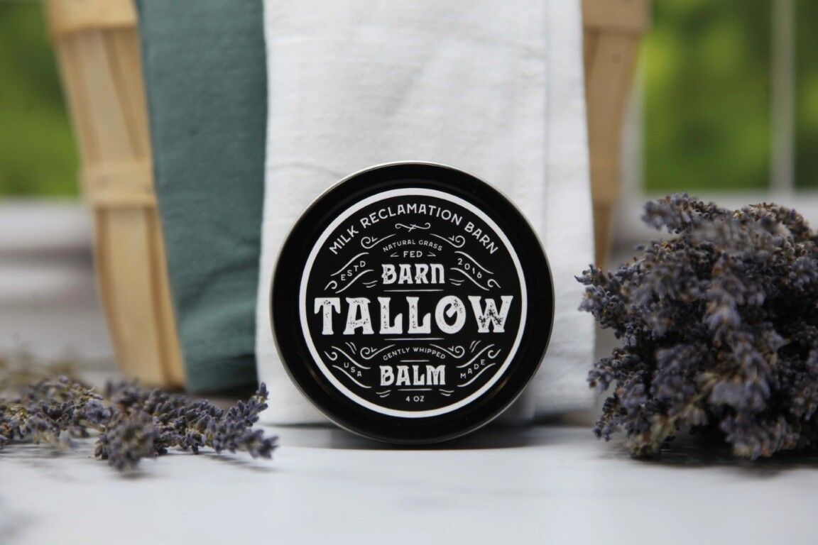 Milk Reclamation Barn Tallow Balm, 4-Oz