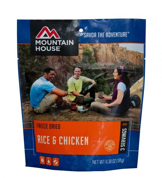 Mountain House Freeze Dried Rice & Chicken Meal