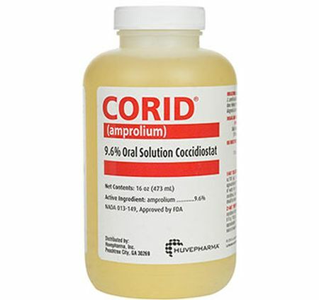 Corid 9.6% Oral Solution for Cattle - 16 oz