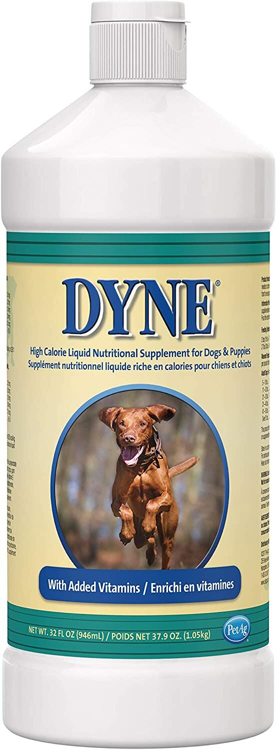 Dyne High Calorie Liquid Nutritional Supplement for Dogs & Puppies 8 Weeks and Older, 32-Oz