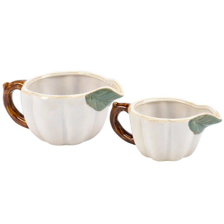 Primitives By Kathy White Pumpkins Creamer Set, 2-Pc