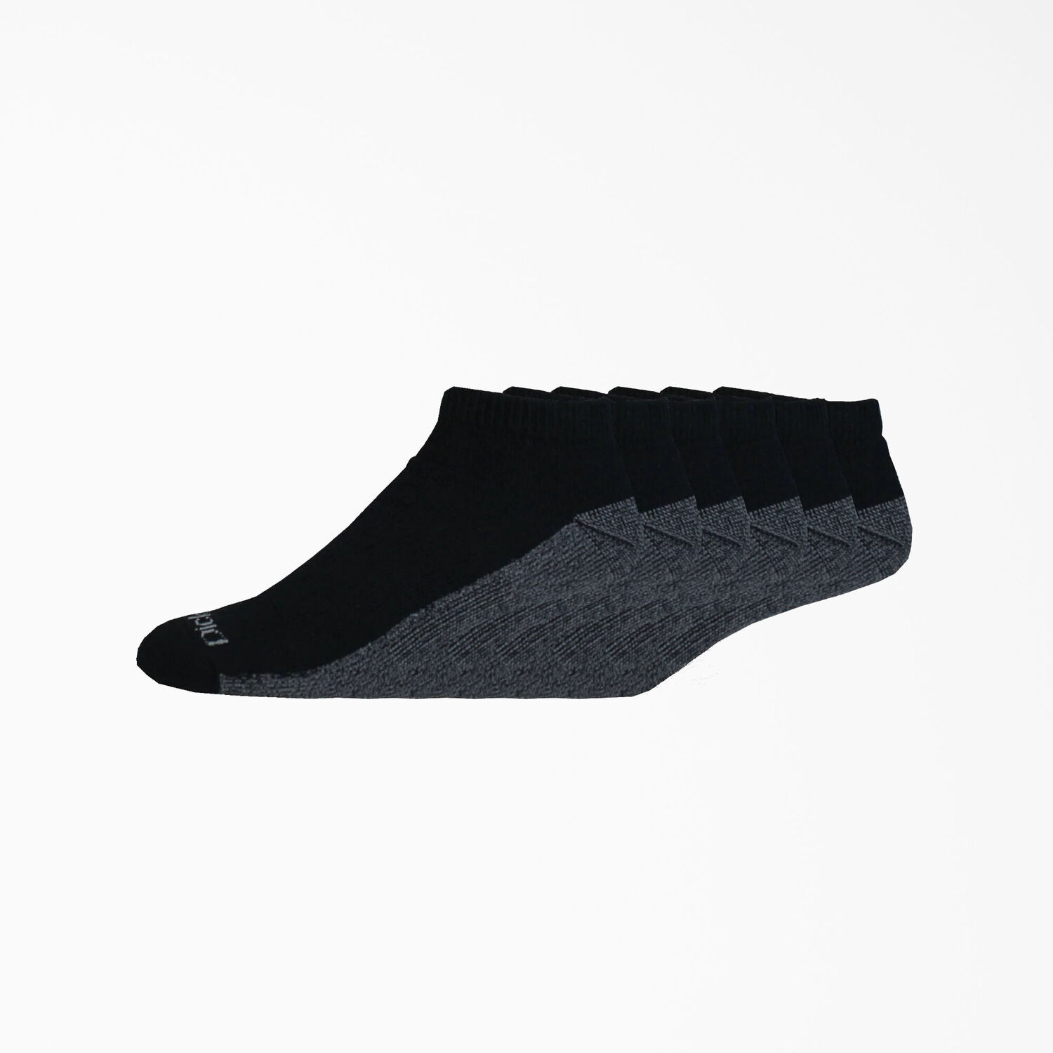 Dickies Men's Moisture Control No Show Socks 6-Pk in Black
