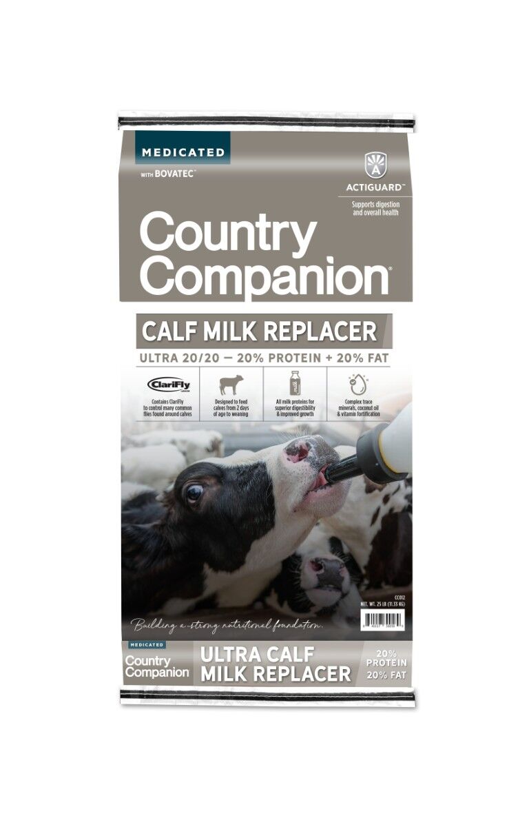 Country Companion Ultra 20/20 Calf Milk Replacer, 25-Lb