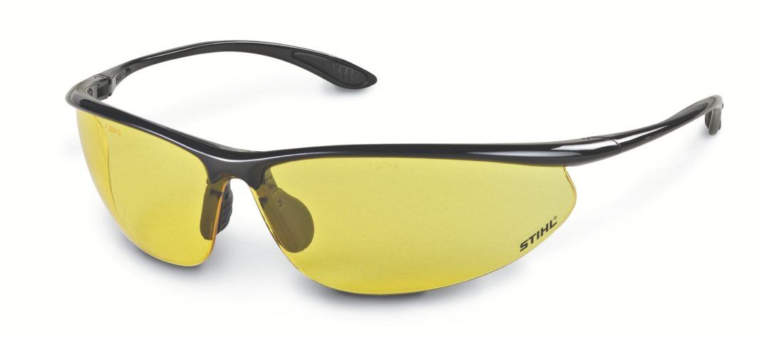 STIHL Sleek Line Safety Glasses, Orange Lens