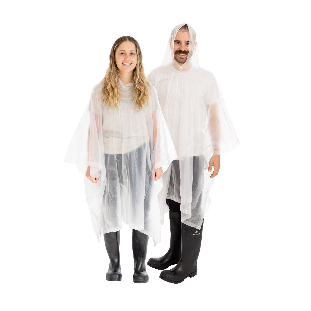 Stansport One Size Fits All Vinyl Fashion Poncho, Assortment