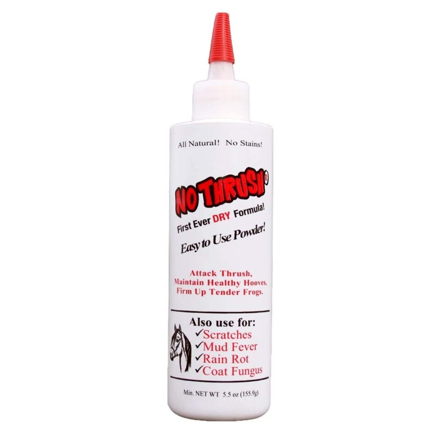 Four Oaks Farm Ventures No Thrush Dry Thrush Treatment For Horses, 5.5-Oz