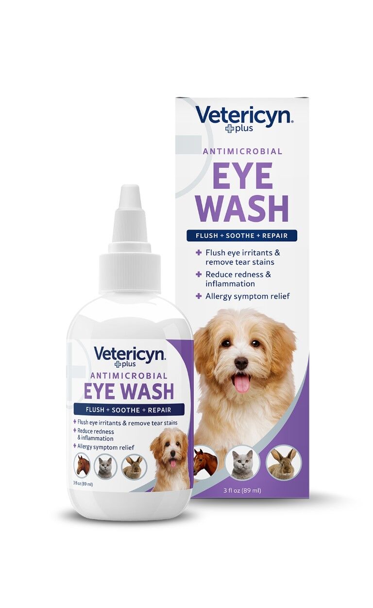 Vetericyn Plus Antimicrobial All Animal Eye Wash, 3-Oz