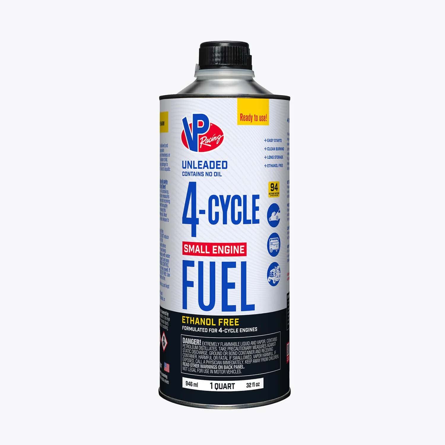 VP Racing 4-Cycle Ethanol-Free Small Engine Fuel, 1-Qt