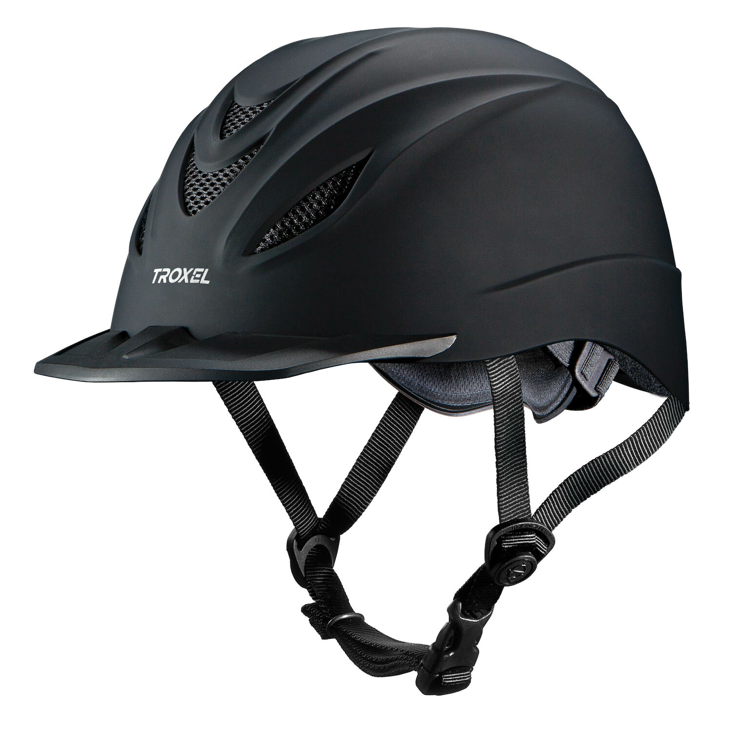 Troxel Liberty Riding Helmet in Matte Black, Small