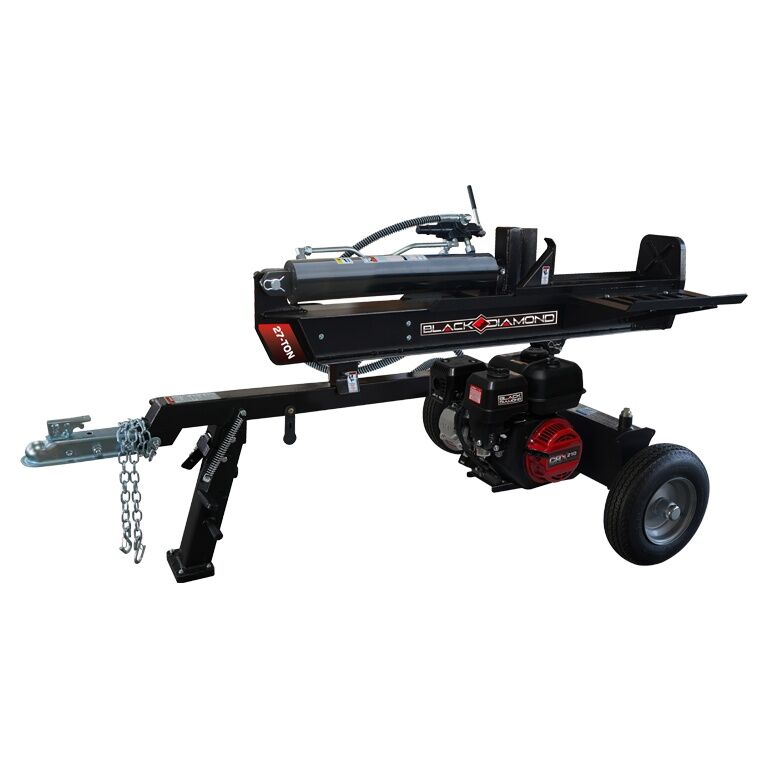 Black Diamond 27 Ton Horizontal & Vertical Gas-Powered Log Splitter 208cc Engine