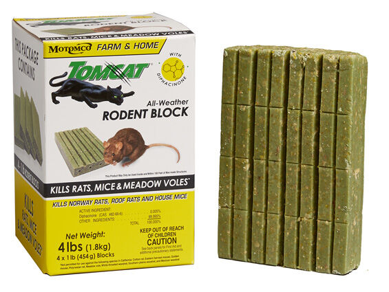 Tomcat All Weather Rodent Block, 1-Lb, 4-Pk