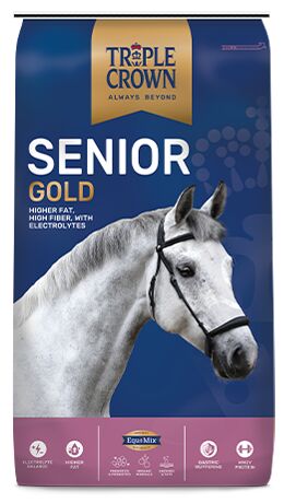 Triple Crown Senior Gold Equine Feed, 50-Lb