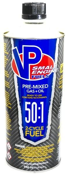 Pre-Mixed Small Engine 50:1 Gas & Oil Mix, 1-Quart Can