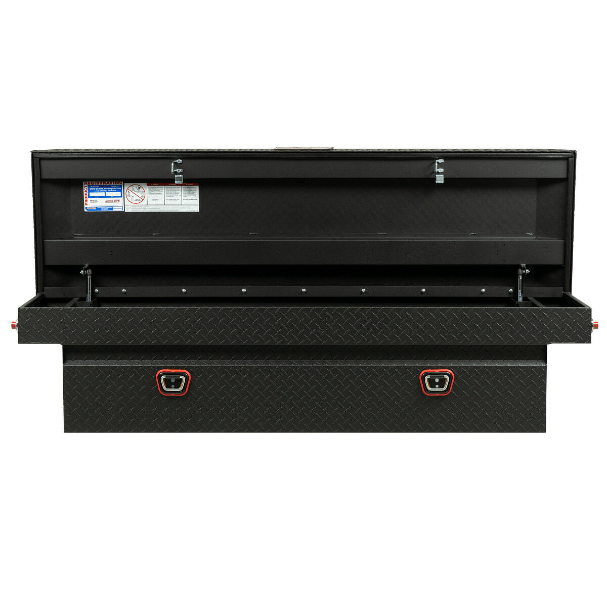 127-52-03 Full Standard Aluminum Saddle Box in Matte Black